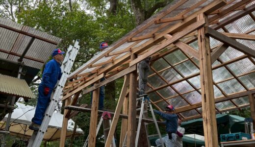 2025年10月26日(日)　一八庵建築作業